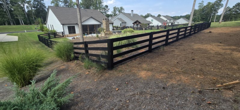 4 Board & Wire — Wood board fencing by Fleming Fencing in north Georgia
