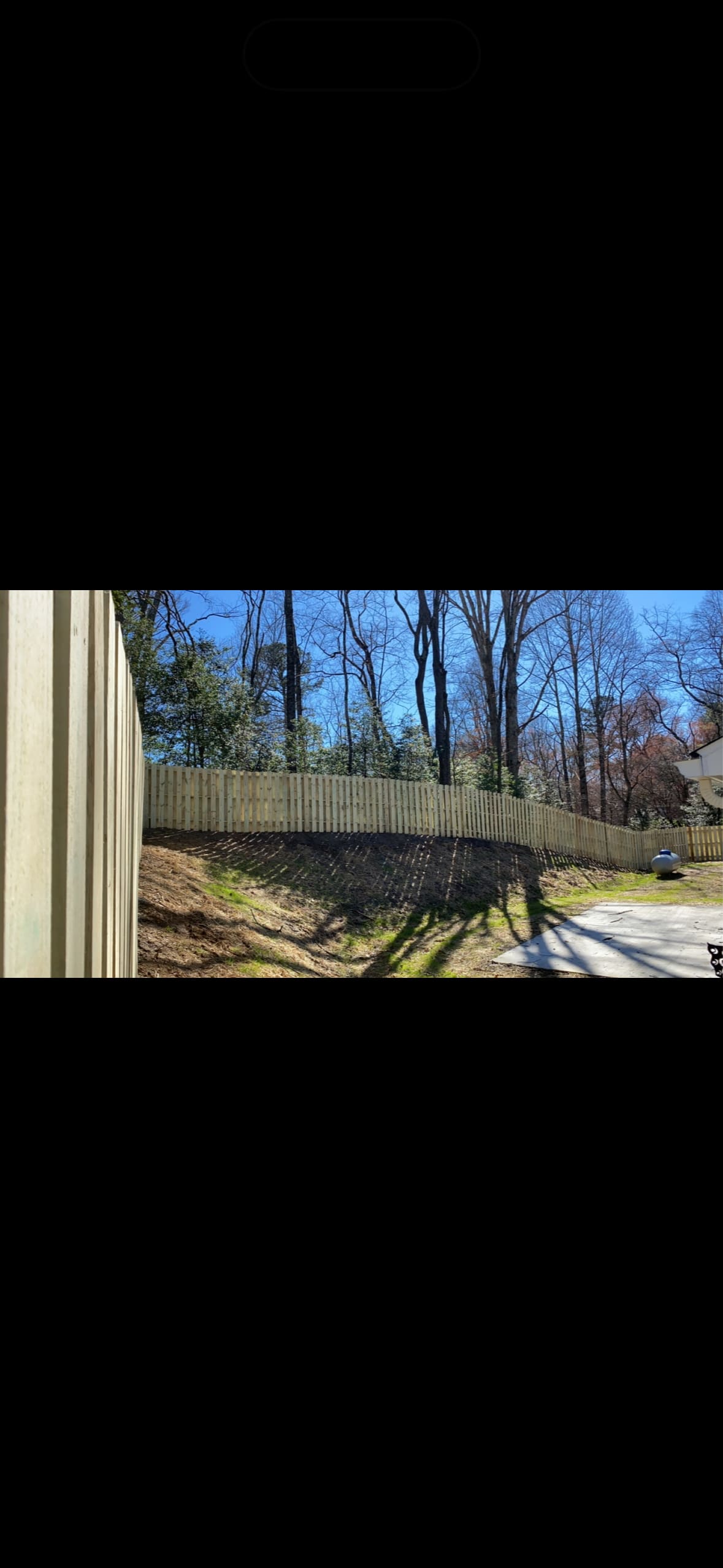 Wood privacy fence from the Fleming Fencing project gallery