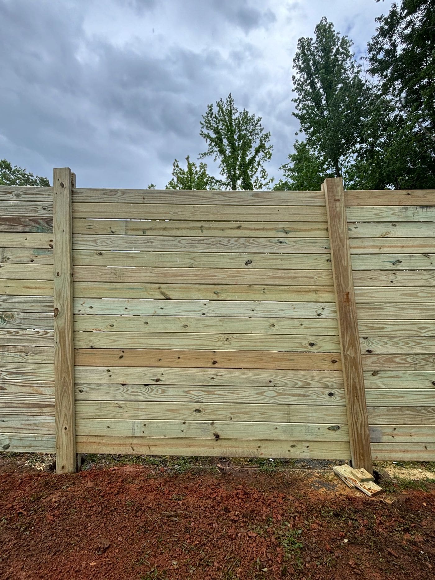 Horizontal Wood Privacy — Privacy fencing by Fleming Fencing in north Georgia